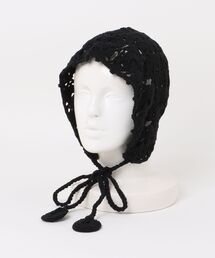 Anthe（アンテ）の「【Anthe】 / ブリンジ付きクロシェ編みニットCAP / ant-000030（ニットキャップ/ビーニー）」