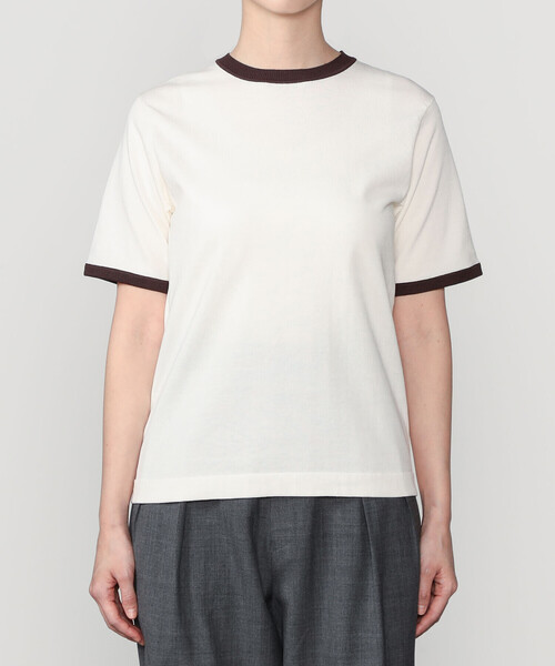 RYE TENDER（ライテンダー）の「RYE TENDER |〈別注〉リンガーニットTシャツ WOMEN（ニット/セーター・レディース・ブラック/グリーン/ホワイト・0）」の11枚目の写真