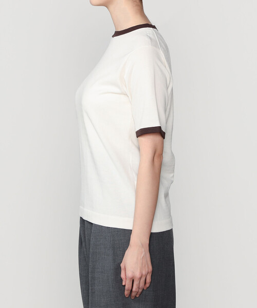 RYE TENDER（ライテンダー）の「RYE TENDER |〈別注〉リンガーニットTシャツ WOMEN（ニット/セーター・レディース・ブラック/グリーン/ホワイト・0）」の12枚目の写真