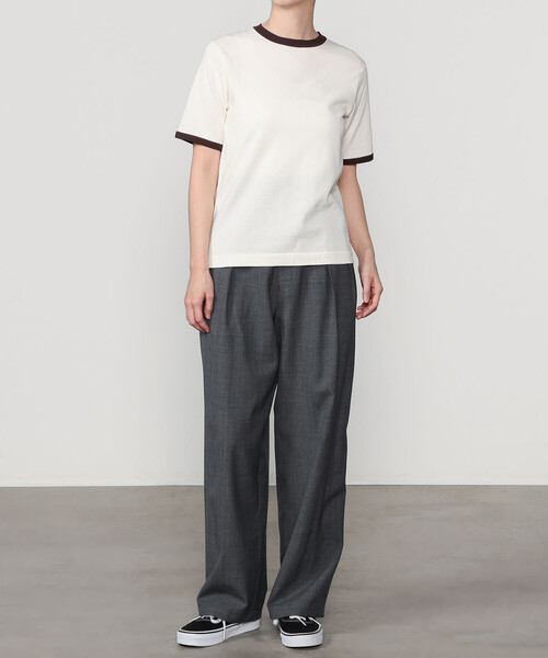 ニット セーター RYE TENDER |「別注」リンガーニットTシャツ WOMEN レディース RYE TENDER |〈別注〉リンガーニットTシャツ WOMEN（ニット