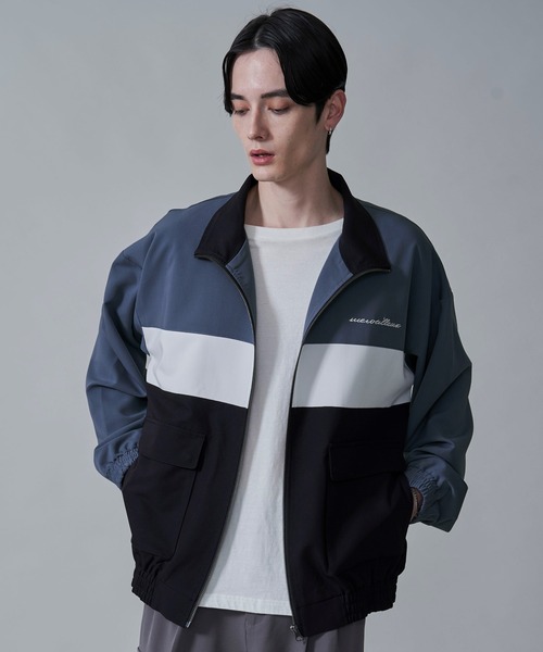 BROWNY（ブラウニー）の「BROWNY/TRスタンドブルゾン（ブルゾン・メンズ・ダークグレー/サックスブルー・MEDIUM/LARGE）」の16枚目の写真