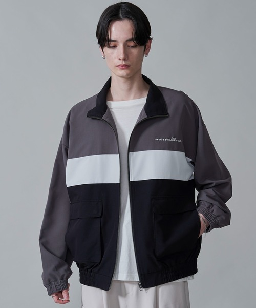 BROWNY（ブラウニー）の「BROWNY/TRスタンドブルゾン（ブルゾン・メンズ・ダークグレー/サックスブルー・MEDIUM/LARGE）」の11枚目の写真