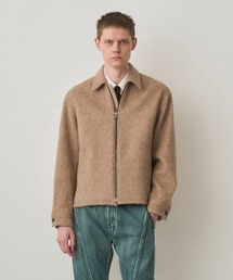 MOHAIR SHAGGY ZIP JACKET