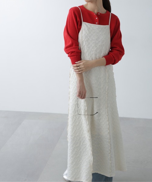 FREE'S MART（フリーズマート）の「【3サイズ展開XS-M】パネルフレアキャミワンピース【低身長サイズ有】（ワンピース・レディース・ホワイト/ブラック/ブラック系その他/ホワイト系その他・X-SMALL/SMALL/MEDIUM）」の9枚目の写真