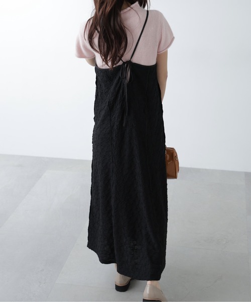 FREE'S MART（フリーズマート）の「【3サイズ展開XS-M】パネルフレアキャミワンピース【低身長サイズ有】（ワンピース・レディース・ホワイト/ブラック/ブラック系その他/ホワイト系その他・X-SMALL/SMALL/MEDIUM）」の22枚目の写真