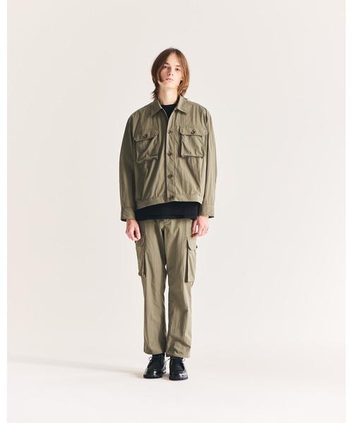 FACTOTUM（ファクトタム）の「【FACTOTUM】Nylon Water Repellent Military Cargo PT（カーゴパンツ・メンズ・カーキ/ブラック・44/46/48）」の12枚目の写真