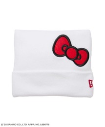 NEW ERA（ニューエラ）の「【NEW ERA】スクエアニット HELLO KITTY リボン / ホワイト [14348584][SSL]（ニットキャップ/ビーニー・メンズ）」
