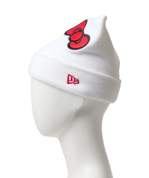 NEW ERA（ニューエラ）の「【NEW ERA】スクエアニット HELLO KITTY リボン / ホワイト [14348584][SSL]（ニットキャップ/ビーニー・レディース・ホワイト・F）」の4枚目の写真