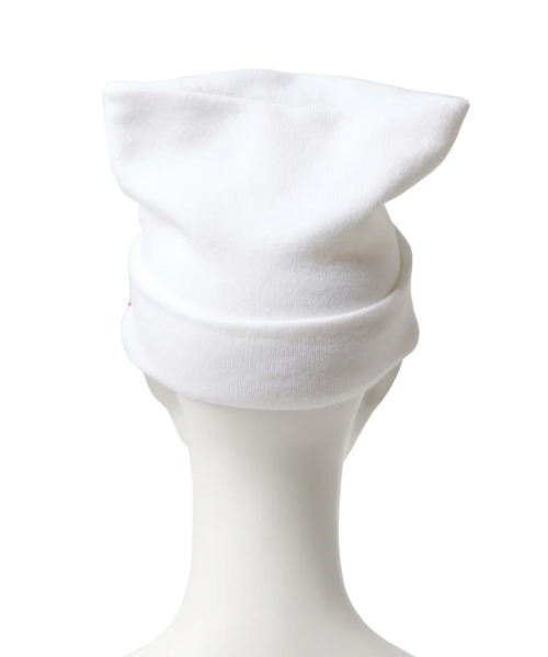 NEW ERA（ニューエラ）の「【NEW ERA】スクエアニット HELLO KITTY リボン / ホワイト [14348584][SSL]（ニットキャップ/ビーニー・レディース・ホワイト・F）」の5枚目の写真