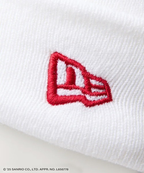 NEW ERA（ニューエラ）の「【NEW ERA】スクエアニット HELLO KITTY リボン / ホワイト [14348584][SSL]（ニットキャップ/ビーニー・レディース・ホワイト・F）」の7枚目の写真