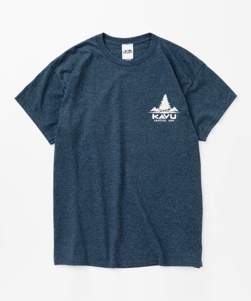 KAVU(カブー)の「KAVU/カブー Tree Tee/ツリーティー(Tシャツ/カットソー・メンズ・ネイビー/バーガンディー/ヘザーグレー/ライトブルー・MEDIUM/X-LARGE/LARGE)」の22枚目の写真