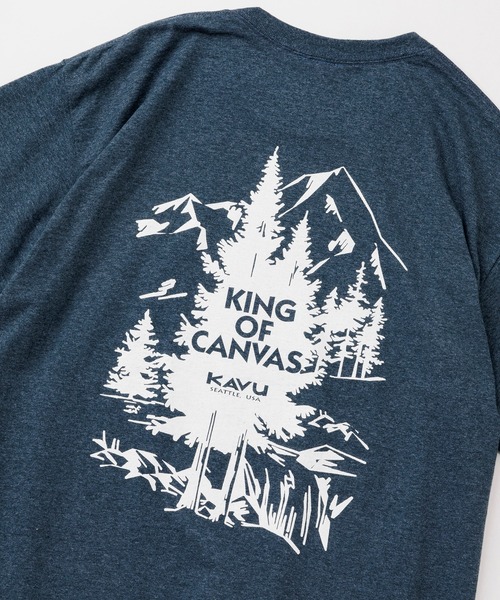 KAVU(カブー)の「KAVU/カブー Tree Tee/ツリーティー(Tシャツ/カットソー・メンズ・ネイビー/バーガンディー/ヘザーグレー/ライトブルー・MEDIUM/X-LARGE/LARGE)」の20枚目の写真