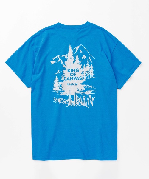 KAVU(カブー)の「KAVU/カブー Tree Tee/ツリーティー(Tシャツ/カットソー・メンズ・ネイビー/バーガンディー/ヘザーグレー/ライトブルー・MEDIUM/X-LARGE/LARGE)」の18枚目の写真
