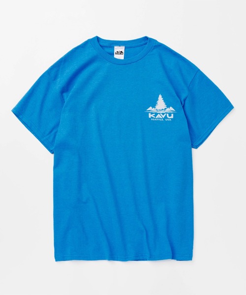 KAVU(カブー)の「KAVU/カブー Tree Tee/ツリーティー(Tシャツ/カットソー・メンズ・ネイビー/バーガンディー/ヘザーグレー/ライトブルー・MEDIUM/X-LARGE/LARGE)」の17枚目の写真
