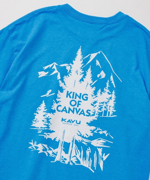 KAVU(カブー)の「KAVU/カブー Tree Tee/ツリーティー(Tシャツ/カットソー・メンズ・ネイビー/バーガンディー/ヘザーグレー/ライトブルー・MEDIUM/X-LARGE/LARGE)」の15枚目の写真