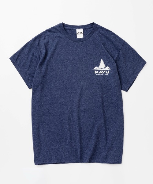 KAVU(カブー)の「KAVU/カブー Tree Tee/ツリーティー(Tシャツ/カットソー・メンズ・ネイビー/バーガンディー/ヘザーグレー/ライトブルー・MEDIUM/X-LARGE/LARGE)」の12枚目の写真