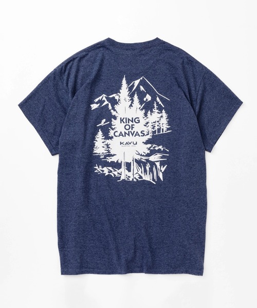 KAVU(カブー)の「KAVU/カブー Tree Tee/ツリーティー(Tシャツ/カットソー・メンズ・ネイビー/バーガンディー/ヘザーグレー/ライトブルー・MEDIUM/X-LARGE/LARGE)」の13枚目の写真