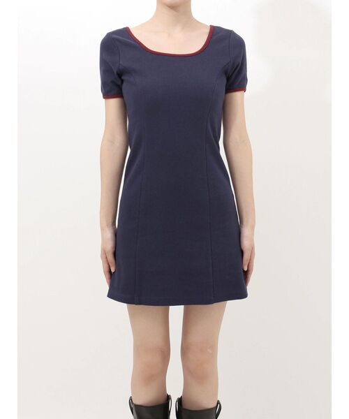 EVRIS（エヴリス）の「リンガーストラップミニワンピース（ワンピース・レディース・ブラック/ネイビー/ホワイト・FREE）」の11枚目の写真