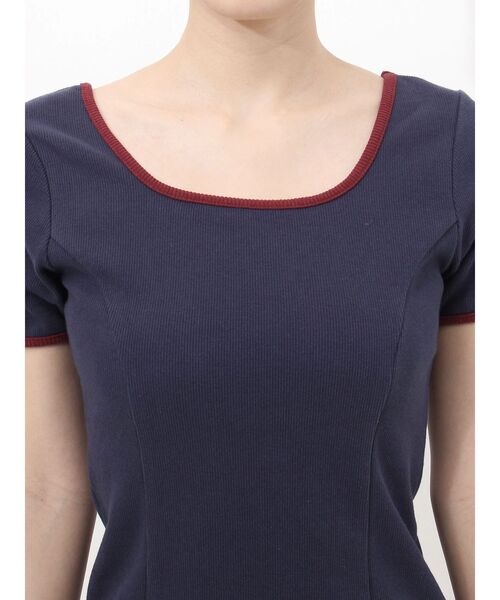 EVRIS（エヴリス）の「リンガーストラップミニワンピース（ワンピース・レディース・ブラック/ネイビー/ホワイト・FREE）」の14枚目の写真