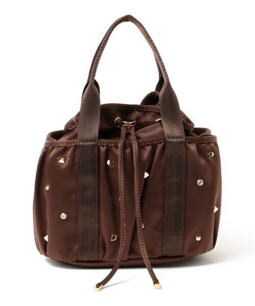 CONTROL FREAK(コントロールフリーク)の「CONTROL FREAK / スタッズ ミニ バッグ(トートバッグ・レディース・ブラウン/ブラック・ONE SIZE)」の15枚目の写真