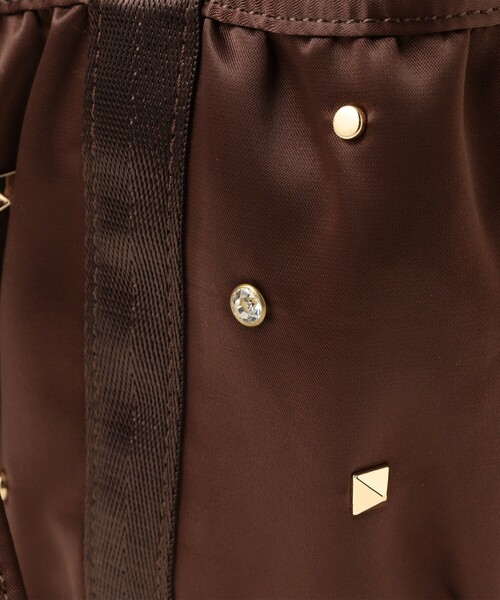 CONTROL FREAK(コントロールフリーク)の「CONTROL FREAK / スタッズ ミニ バッグ(トートバッグ・レディース・ブラウン/ブラック・ONE SIZE)」の19枚目の写真