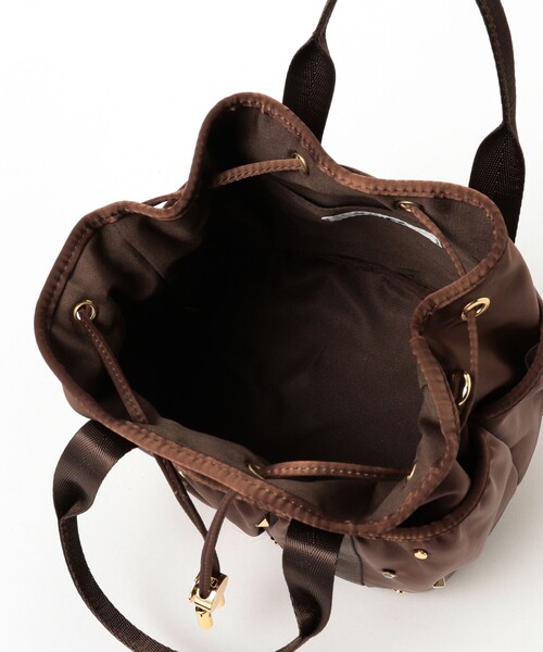 CONTROL FREAK(コントロールフリーク)の「CONTROL FREAK / スタッズ ミニ バッグ(トートバッグ・レディース・ブラウン/ブラック・ONE SIZE)」の21枚目の写真