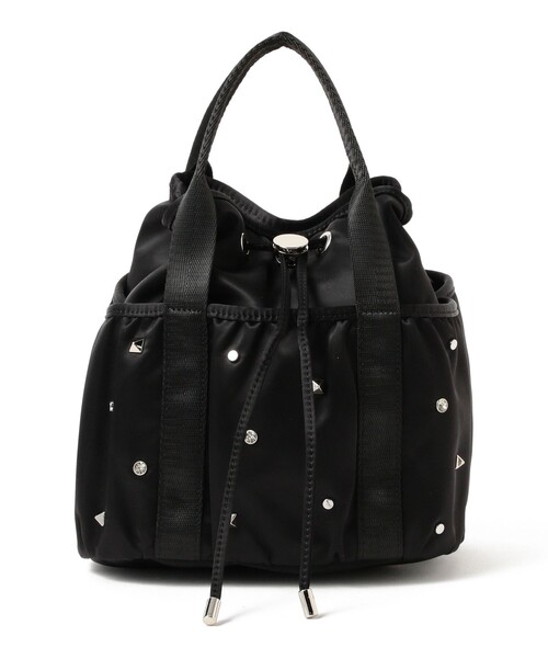 CONTROL FREAK(コントロールフリーク)の「CONTROL FREAK / スタッズ ミニ バッグ(トートバッグ・レディース・ブラウン/ブラック・ONE SIZE)」の4枚目の写真