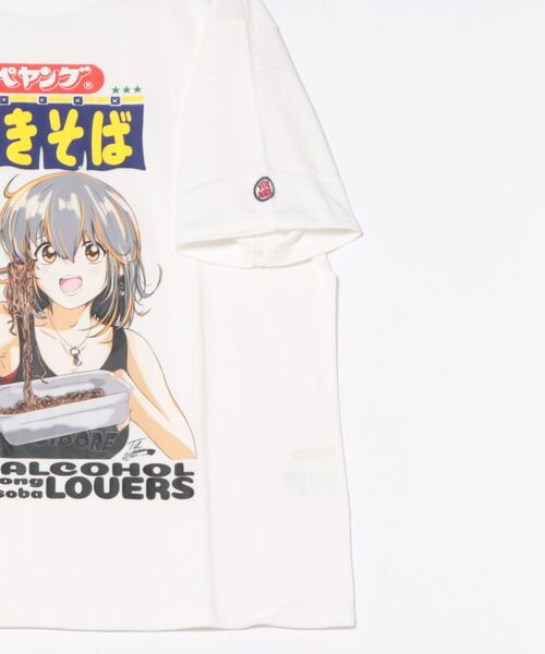 ＪＵＧＬＡＮＳ（ユグランス）の「【YOIDORE/ヨイドレ】ペヤングコラボ どれみTシャツ（Tシャツ/カットソー・メンズ・ブラック/ブルー/ホワイト・M/XL/L）」の17枚目の写真