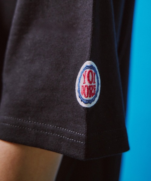 ＪＵＧＬＡＮＳ（ユグランス）の「【YOIDORE/ヨイドレ】ペヤングコラボ どれみTシャツ（Tシャツ/カットソー・メンズ・ブラック/ブルー/ホワイト・M/XL/L）」の10枚目の写真