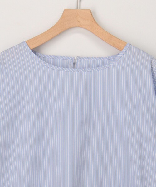 MICO COULIER（ミコクリエ）の「ミラノリブベスト+ブラウスセット（ニット/セーター・レディース・ネイビー/ライトグレー/オフホワイト・38）」の16枚目の写真