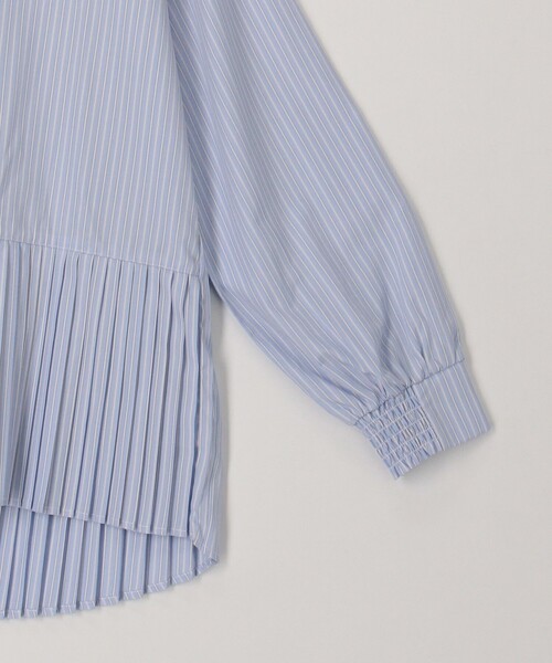 MICO COULIER（ミコクリエ）の「ミラノリブベスト+ブラウスセット（ニット/セーター・レディース・ネイビー/ライトグレー/オフホワイト・38）」の17枚目の写真