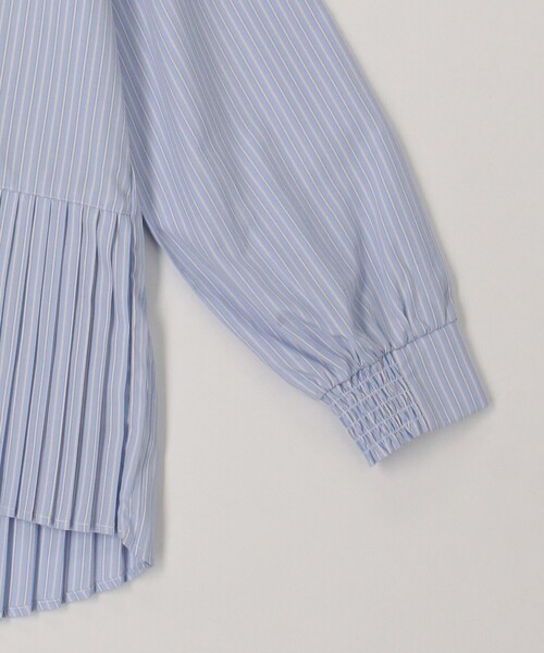 MICO COULIER（ミコクリエ）の「ミラノリブベスト+ブラウスセット（ニット/セーター・レディース・ネイビー/ライトグレー/オフホワイト・38）」の18枚目の写真