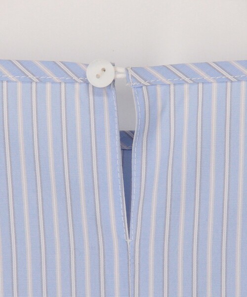 MICO COULIER（ミコクリエ）の「ミラノリブベスト+ブラウスセット（ニット/セーター・レディース・ネイビー/ライトグレー/オフホワイト・38）」の21枚目の写真