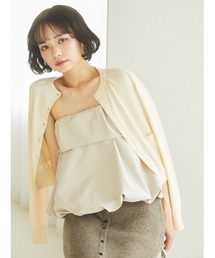 STYLEVOICE（スタイルヴォイス）の「＜Azusaさんコラボ＞裾バルーンビスチェ（キャミソール）」