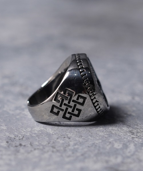 1111clothing(ワンフォークロージング)の「高純度チタン デザインリング / High Purity Titanium Design Ring(リング・メンズ・A/B・21号/18号/15号)」の6枚目の写真