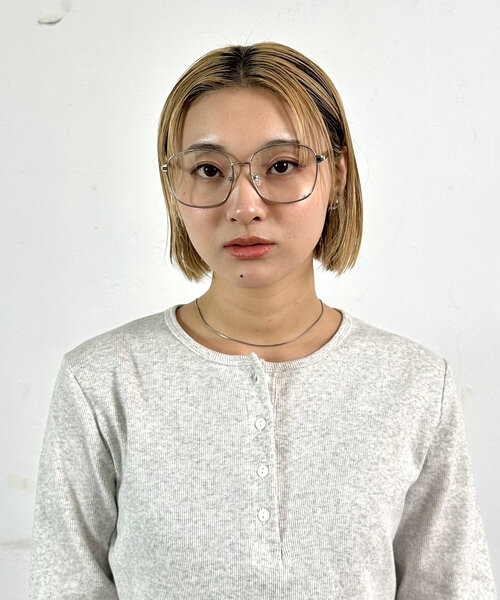 WHO'S WHO gallery（フーズフーギャラリー）の「ボストンメガネ（メガネ・レディース・ブラック/クリア・FREE）」の4枚目の写真