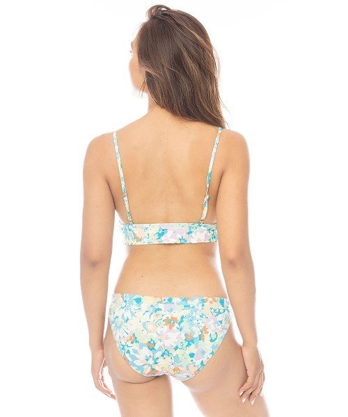 ビラボンbillabong ビキニ　水着　Sサイズ  花柄　白緑 セール】BILLABONG レディース BELLA COSTA VNECK CAMI TNK 水着