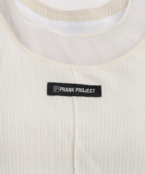 PRANK PROJECT（プランクプロジェクト）の「【Pre-Order】シルクテレコタンクトップ / Silk Teleco Tank Top（タンクトップ・レディース・グレー/ブラック/ホワイト・FREE）」の14枚目の写真
