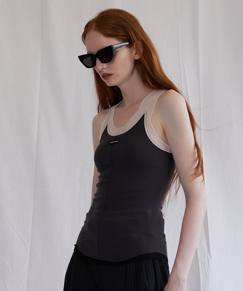 タンクトップ ノースリーブ シルクテレコタンクトップ / Silk Teleco Tank Top レディース シルクテレコタンクトップ / Silk Teleco Tank Top（タンク