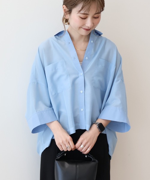 トップス ako セットアイテム】シアーシャツ＋タンクトップ（12-36CK01-205