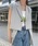Ameri�i�A�����j�́u3WAY PIN TUCK LAYERED VEST�i�x�X�g�j�v�b���C�g�O���[