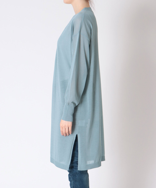 Three Four Time（ｽﾘｰﾌｫｰﾀｲﾑ）の「UVサラサラロングカーディガン（カーディガン/ボレロ・レディース・ベージュ/ブラック/ブルー・FREE）」の12枚目の写真