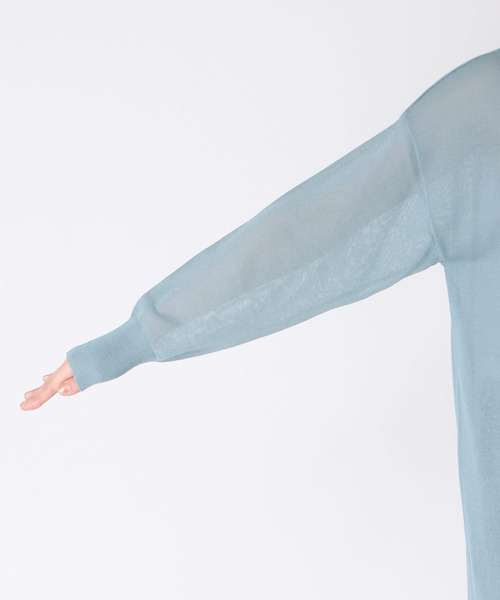 Three Four Time（ｽﾘｰﾌｫｰﾀｲﾑ）の「UVサラサラロングカーディガン（カーディガン/ボレロ・レディース・ベージュ/ブラック/ブルー・FREE）」の15枚目の写真