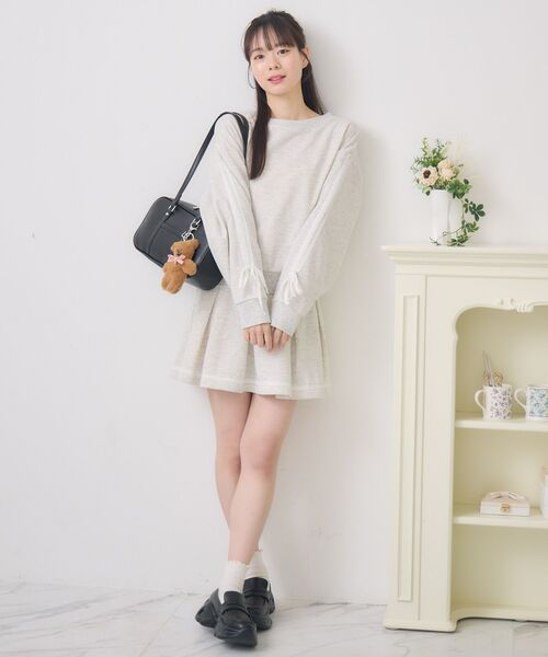 ems excite（エムズエキサイト）の「ロングハンドルボストン（ショルダーバッグ・レディース・ライトブラウン/ブラック/ピンク・ONE SIZE）」の6枚目の写真