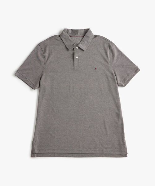 TOMMY HILFIGER（トミーヒルフィガー）の「パフォーマンスオックスフォードレギュラーポロシャツ（ポロシャツ・メンズ・ブラック・MEDIUM/X-LARGE/LARGE/SMALL）」の5枚目の写真