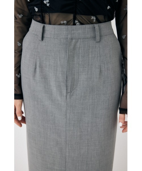 MOUSSY(マウジー)の「FLARE BACK マキシスカート(スカート・レディース・グレー/ブラック・1/2)」の12枚目の写真