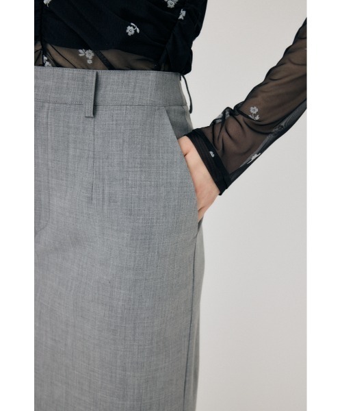 MOUSSY(マウジー)の「FLARE BACK マキシスカート(スカート・レディース・グレー/ブラック・1/2)」の14枚目の写真