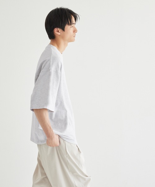 coca（coca）（コカ）の「ヘビーウェイトフットボールTシャツ（Tシャツ/カットソー・メンズ・ネイビー/ライトグレー/ライトグリーン/ホワイト/ライトピンク/ブラック/ライトブルー/ライトベージュ・M/XL/L）」の18枚目の写真