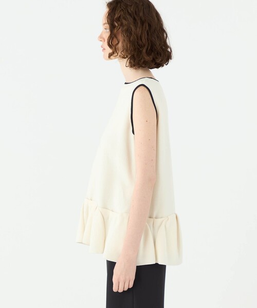 Ballsey 「BALLSEY」 ノースリーブニット S ホワイト レディース