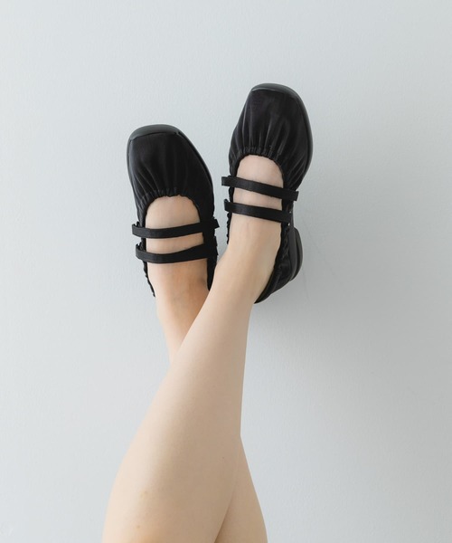 RODE SKO（ロデスコ）の「メリージェーンスニーカー（スニーカー・レディース・ブラック/オフホワイト・36/37/38）」の4枚目の写真